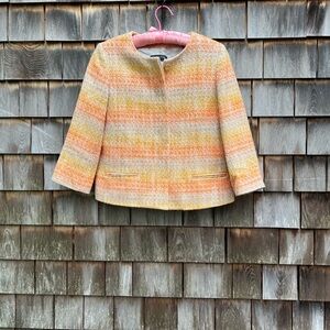 Talbots Orange and Yellow Blazer -Spring / Fall Essential